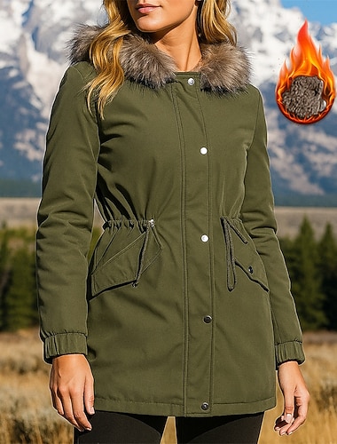  Mulheres Jaqueta de Trilha Casaco de lã Casaco de inverno Jaqueta Térmica Inverno Outono Ao ar livre Térmico / Quente Blusas Preto Verde Tropa Vermelho Azul Marinho Preto / Branco