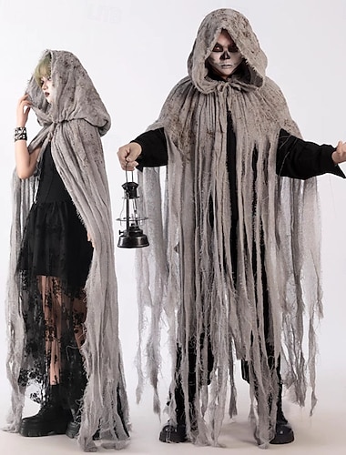 Duch Smrtka předvečer Všech svatých Pláštěnka Přehoz Horor Strašidelný kostým Dospělé Unisex předvečer Všech svatých Karneval Výkon Párty Jednoduché Halloweenské kostýmy Oblékněte se   Duch Smrtka předvečer Všech svatých Pláštěnka Přehoz Horor Strašidelný kostým Dospělé Unisex předvečer Všech svatých Karneval Výkon Párty Jednoduché Halloweenské kostýmy Oblékněte se