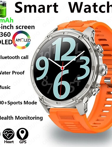  V99 Smartklokke 1.85 tommers Smartklokke blåtann Skritteller Samtalepåminnelse Fitnessporing Kompatibel med Smarttelefon Unisex Lang ventetid Håndfri bruk Vanntett IP 67 52mm urkasse