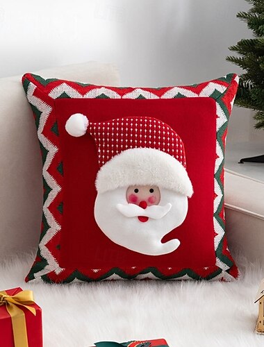  6 stk Polyester Putecover, Tegneserie Kvadrat Glidelås Tradisjonell Klassisk