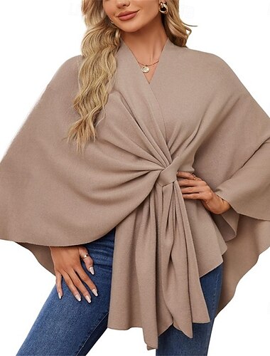  Шали Элегантный стиль Защита от солнца Длинный рукав Хлопок Свадебные накидки С Чистый цвет Назначение Свадьба Весна