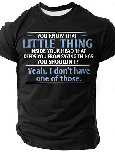 Ανδρικό Αστείο Γραφικό T-Shirt 'Χωρίς Φίλτρα' - Χιούμορ Στυλ με Κοντό Μανίκι