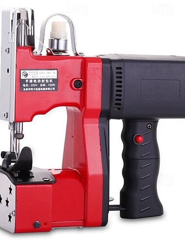  bærbar symaskin elektrisk vevd pose slangeskinnspose rispose forseglingsmaskin