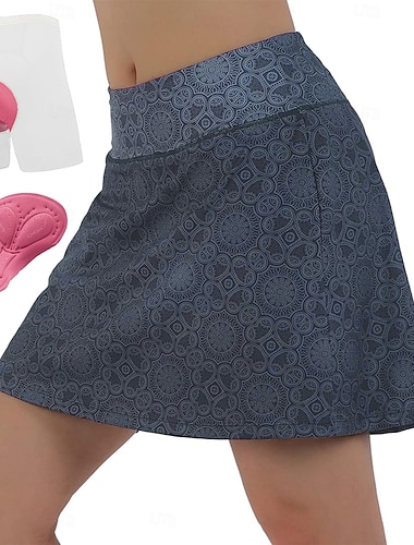 Női Geometriai Kerékpáros szoknya Bicikli Szoknyák Alsók Hegyi biciklizés Országúti biciklizés Sport 3D-s párna Kerékpár Gyors szárítás Nedvességelvezető Fekete Rózsaszín Spandex Ruházat Kerékpáros   Női Geometriai Kerékpáros szoknya Bicikli Szoknyák Alsók Hegyi biciklizés Országúti biciklizés Sport 3D-s párna Kerékpár Gyors szárítás Nedvességelvezető Fekete Rózsaszín Spandex Ruházat Kerékpáros