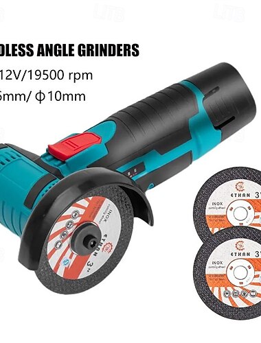  12V vinkelsliper lader slipeverktøy for polering og sliping diamant mikro trådløse elektriske kraftverktøy