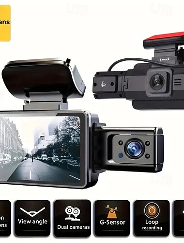  S8 1080p Boot automatic recording Car DVR 90 Degree Wide Angle CMOS 3 inch IPS Dash Cam with Loop recording / Loop-cycle Recording / Fast recording 4 infrared LEDs Car Recorder
