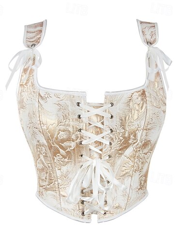  Damen Formende Unterwäsche Sexy Süß Blumen Patchwork Urlaub Party Straße Ärmellos U-Ausschnitt Goldschwarz Gold Frühling Herbst Figurbetonter Schnitt