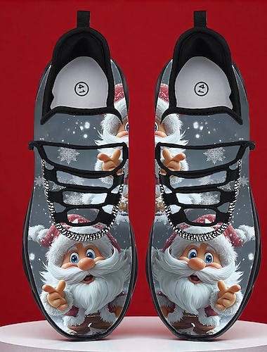 Pánské vánoční elfské tenisky – hravý design se svátečním duchem, ideální pro běžné nošení a vánoční oslavy   Pánské vánoční elfské tenisky – hravý design se svátečním duchem, ideální pro běžné nošení a vánoční oslavy