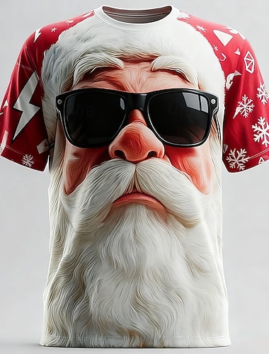 عيد الميلاد المجيد رجالي بابا نويل 3Dكرتون تي شيرت كم قصير تي شيرت طباعة ثلاثية الأبعاد رقبة عالية مدورة قميص يوميا مصمم فني عطلة مناسب للحفلات شارع أحمر 3 أحمر احمر 2 كل الفصول ملابس S M L XL XXL   عيد الميلاد المجيد رجالي بابا نويل 3Dكرتون تي شيرت كم قصير تي شيرت طباعة ثلاثية الأبعاد رقبة عالية مدورة قميص يوميا مصمم فني عطلة مناسب للحفلات شارع أحمر 3 أحمر احمر 2 كل الفصول ملابس S M L XL XXL