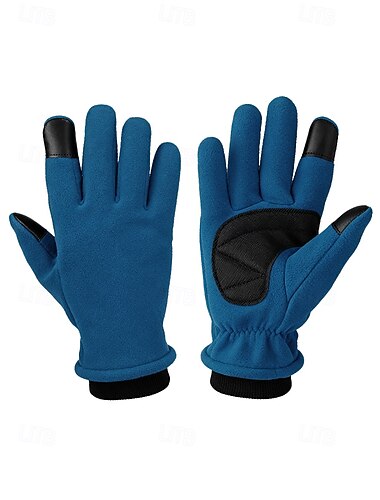  Guantes unisex táctiles, ideales como regalo de Navidad. Multicolores, de poliéster con imitación de lana. Guantes cálidos de invierno para smartphones y tablets, perfectos para actividades al aire libre y como regalo navideño.