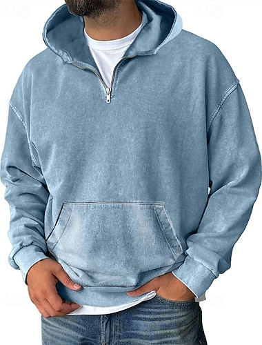 رجالي هوديي هودي ربع سحاب أسود نبيذ أخضر داكن أزرق أرجواني مع قبعة سهل جيب الرياضة & في الخارج مناسب للبس اليومي مناسب للعطلات بوليستر أناقة الشارع أساسي كاجوال الربيع الخريف ملابس هوديس بلوزات   رجالي هوديي هودي ربع سحاب أسود نبيذ أخضر داكن أزرق أرجواني مع قبعة سهل جيب الرياضة & في الخارج مناسب للبس اليومي مناسب للعطلات بوليستر أناقة الشارع أساسي كاجوال الربيع الخريف ملابس هوديس بلوزات