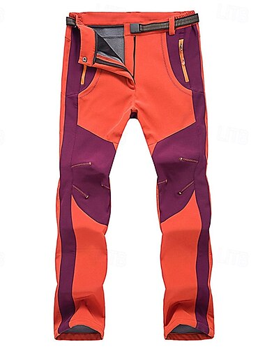  Dámské Aktivní Šik ven Na běžné nošení Plná délka Středně vysoký pas Bez vzoru Kapsy Elastický pas Pohodlné Lehce elastické Venkovní Sport Tmavě fuchsiová Černá Armádní zelená Oranžová Podzim Zima