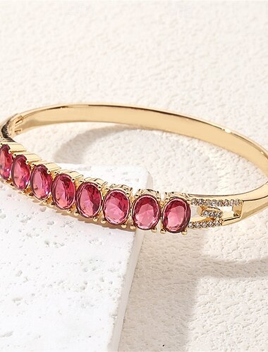  Zirkoni ristiriitaiset Toteemisarja Muoti Yksilöllinen Ylellisyys muodikas Kromi Rannekorun korut Hopea / Kulta Käyttötarkoitus Häät Juhla Kihlaus Tanssiaiset