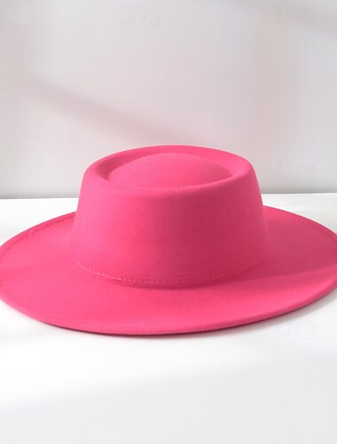 Sombreros Poliéster Sombrero de fieltro cóctel Boda Festivos Fiesta de Té Elegante Protección Solar Con Liso Celada Sombreros
