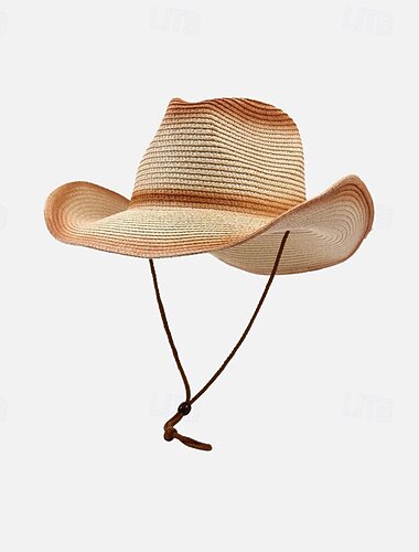  Hatter Strå Stråhatt Solhatt Bryllup Ferie Te Fest Hesteløp cocktail Elegant Årgang Solbeskyttelse Med Glat Hodeplagg Hodeplagg