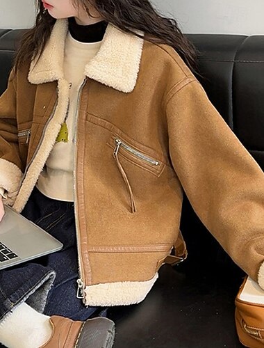 Παιδιά Κοριτσίστικα Μπουφάν από τεχνητό σουέτ Μπουφάν fleece Jachetă Συμπαγές Χρώμα Μοντέρνα Φερμουάρ Τσέπη ΕΞΩΤΕΡΙΚΟΥ ΧΩΡΟΥ Παλτό Εξωτερικά ενδύματα 4-12 χρόνια Φθινόπωρο Κίτρινο   Παιδιά Κοριτσίστικα Μπουφάν από τεχνητό σουέτ Μπουφάν fleece Jachetă Συμπαγές Χρώμα Μοντέρνα Φερμουάρ Τσέπη ΕΞΩΤΕΡΙΚΟΥ ΧΩΡΟΥ Παλτό Εξωτερικά ενδύματα 4-12 χρόνια Φθινόπωρο Κίτρινο