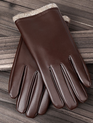  Γυναικεία 1 ζευγάρι Χειμωνιάτικα Γάντια / Γάντια χωρίς δάχτυλα Κομψό στυλ street / Υπαίθριο Γάντια - Μονόχρωμο Ολόκληρο το Δάχτυλο / ΑΔΙΑΒΡΟΧΟ / Φοριέται