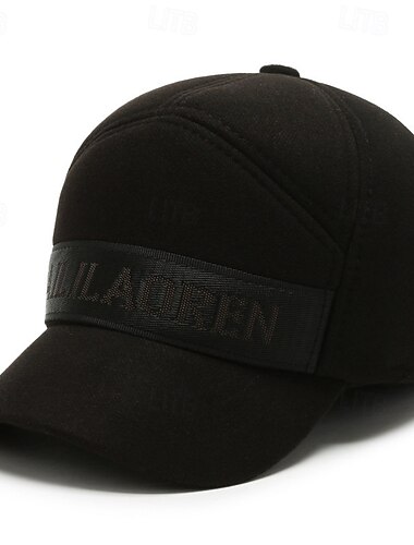  Herren Ohrenklappenmütze Wintermützen Warme Wintermütze Winter-Baseball-Cap mit Ohrenklappen Winter-Baseballkappe Schwarz Schwarz Schwarz Polyester Fleece Mode Moderne zeitgenössische Alltagskleidung