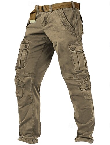 رجالي بنطلون كارجو سراويل البضائع سروال العمل التنزه السراويل الساق المستقيمة 8 جيب سهل رطوبة فتل يمكن ارتداؤها مكتمل الطول الأماكن المفتوحة مناسب للبس اليومي التخييم والتنزه موضة أناقة الشارع   رجالي بنطلون كارجو سراويل البضائع سروال العمل التنزه السراويل الساق المستقيمة 8 جيب سهل رطوبة فتل يمكن ارتداؤها مكتمل الطول الأماكن المفتوحة مناسب للبس اليومي التخييم والتنزه موضة أناقة الشارع