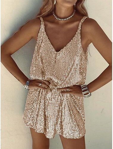  בגדי ריקוד נשים שמלת מיני שמלה עם כיווץ במותן שמלת קיץ שמלת סליפ יום יומי מפלגה יומי רגיל אחיד ללא שרוולים רצועות ספגטי כסף שחור שמפניה פוקסיה קיץ אביב