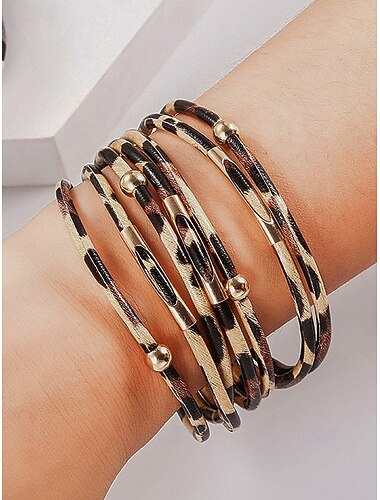  Dames kerstrode meerlaagse armband met gouden magneetsluiting, glinsterende glitter manchet sieraden voor feestdagen en feestelijke outfits
