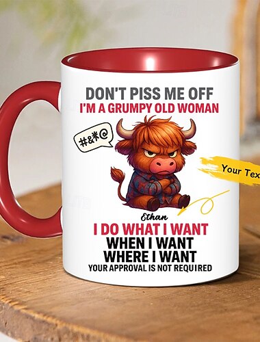  Svart Keramik Meddelande Serie Muggar och koppar