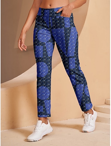 Mulheres Calças de golfe Azul Calças Roupas femininas de golfe, roupas, roupas, roupas   Mulheres Calças de golfe Azul Calças Roupas femininas de golfe, roupas, roupas, roupas