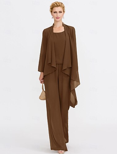  لفة نسائية من الشيفون لفات الأم سترة  جاكيتات أنيقة حماية شمس بأكمام طويلة شيفون ضيف الزفاف مزينة لحفلة سهرة ربيع وخريف للتألق