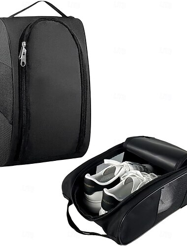  Oxford-golfkenkälaukku urheilukenkälaukku tuuletuksella vedenpitävä matkakenkälaukku kenkien säilytysjärjestäjä vetoketjulla ulkoiluun golfmatkailuun helmi