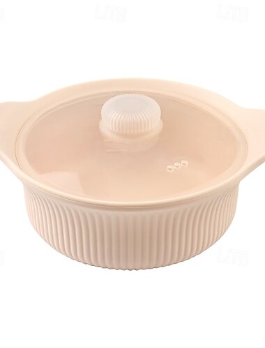  Ατμομάγειρας σιλικόνης για φούρνο μικροκυμάτων 42oz, 3 διαμερίσματα, 4 σε 1, σιλικονούχο σκεύος με καπάκι και λαβή για λαχανικά, ψάρι, προετοιμασία γευμάτων, τρόφιμα, παιδικές τροφές, φούρνος