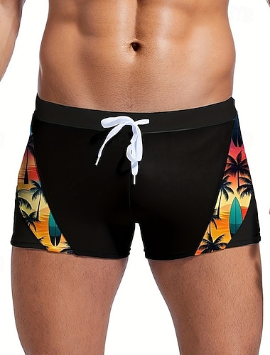  Homme Shorts de bain Short de bain Maillots de bain Élastique Respirant Bas Cordon de serrage Surf Bikini Plongée Patchwork Été