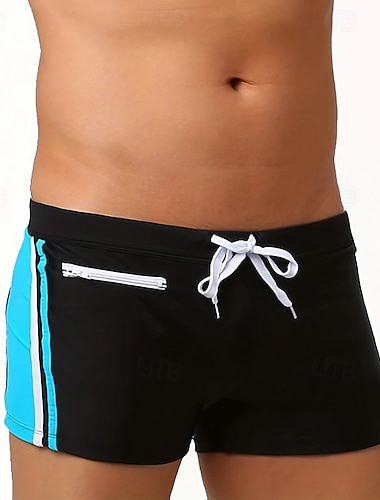  Homme Shorts de bain Short de bain Maillots de bain Élastique Respirant Bas Cordon de serrage Surf Bikini Plongée Patchwork Été