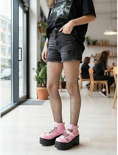  Γυναικεία ροζ παπούτσια Mary Jane με πλατφόρμα – γοτθικό πανκ σχέδιο με αγκράφα καρδιάς και λεπτομέρειες νυχτερίδας με φτερά, χοντρό τακούνι πλατφόρμας, υποδήματα από λουστρίνι για Halloween, cosplay και εναλλακτικές εκδηλώσεις μόδας