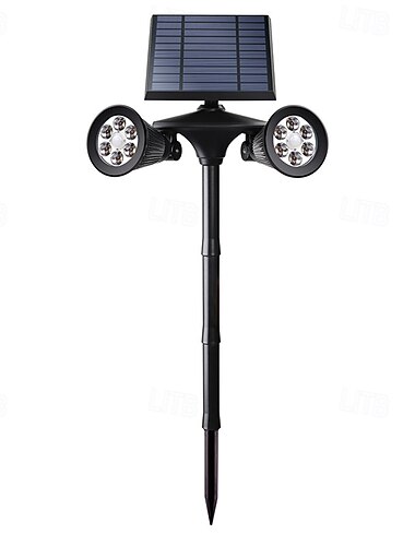  luci solari da esterno con sensore di movimento, faretto solare, modalità continua o sensore di movimento, luce di sicurezza dal tramonto all'alba, faretti da giardino per recinzione del garage,