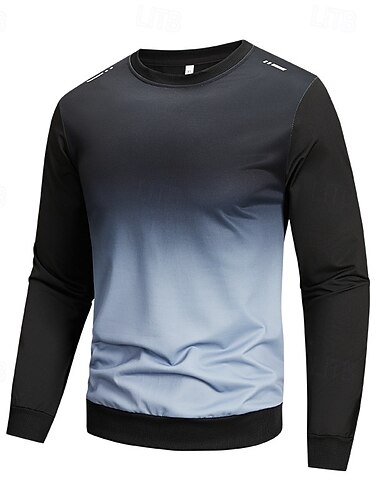 Homme Sweat-shirt Pull Bleu Rouge Bleu Roi Vert Gris Col ras du cou Uni Occasionnel Quotidien Sport & Loisir Polyester Streetwear Frais Vêtements de sport Printemps & Automne Vêtement Tenue Pulls