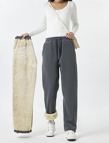 نسائي سراويل نشيط موضة كاجوال مكتمل الطول الخصر متوسط لون الصلبة سهل رباط جيب حزام مطاط الدفء مريح مرن نسبياً الأماكن المفتوحة عمل شارع رمادي غامق مشمش أسود وردي بلاشيهغ الخريف الشتاء عادي   نسائي سراويل نشيط موضة كاجوال مكتمل الطول الخصر متوسط لون الصلبة سهل رباط جيب حزام مطاط الدفء مريح مرن نسبياً الأماكن المفتوحة عمل شارع رمادي غامق مشمش أسود وردي بلاشيهغ الخريف الشتاء عادي