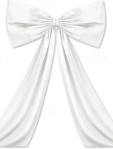  Store rosa julebåndsløyfer, juletrepynt, 24x40 tommer båndsløyfe til kokettrom, bursdag, veggteppe, ballettjente og høytidsdekor