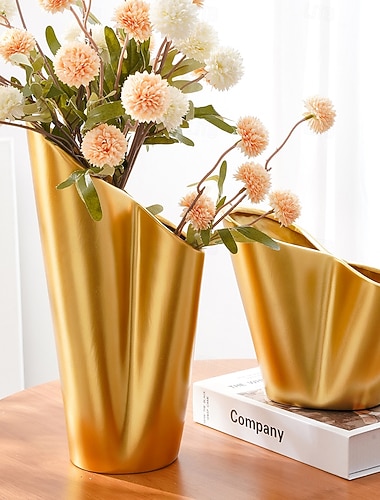  1 Stück einfache und kreative Doppellochvase aus Harz, moderne Heimdekoration, Wohnzimmer, Fernsehschrank, Blumenarrangement, getrocknete Blumen, Heimdekoration, Wohnzimmer, Eingangshalle