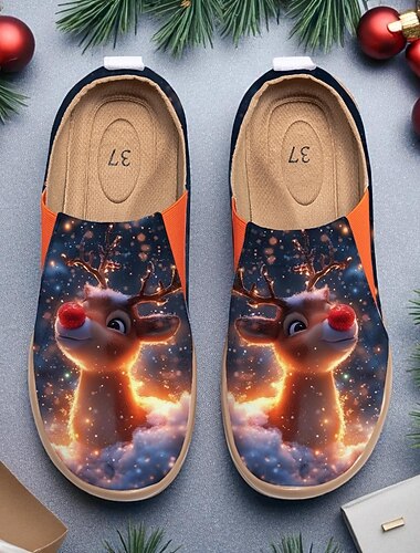  Damesko med bred tå i rensdyrlærred – søde julesko, perfekte til ferierejser og vinterstreetwear