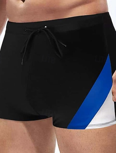  Homme Shorts de bain Short de bain Maillots de bain Élastique Respirant Bas Surf Bikini Plongée Patchwork Été