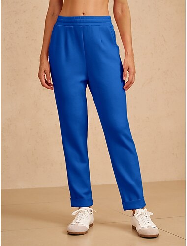  Per donna Pantaloni da golf Blu Reale Pantaloni Autunno Inverno Abbigliamento da golf da donna Abbigliamento Abiti Abbigliamento
