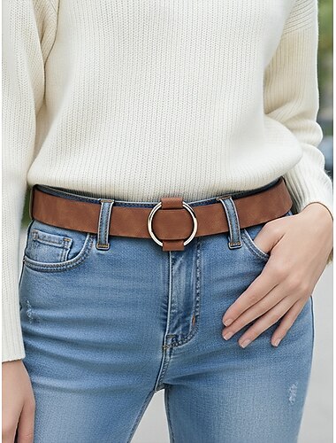  damski pasek świąteczny ze sztucznego zamszu – miękki i stylowy, dostępny w wielu kolorach, idealny na zimowe święta i uroczystości