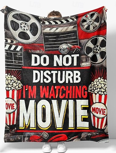  Mantas de vellón Manta para sofá Regalo Película Clásico Moderno 3D Sofá Cama Manta decorativa Manta cálida Decoración del hogar