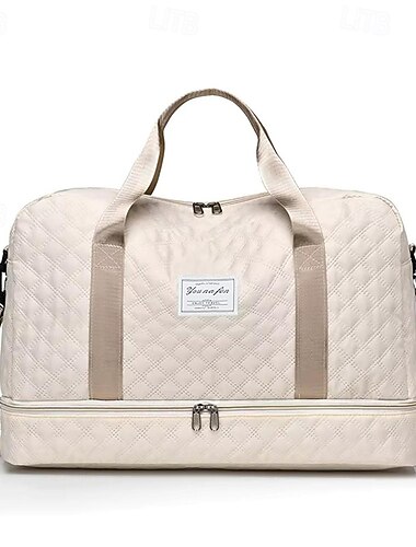  utazótáska, nagy kapacitású bőröndtáska nedves és száraz rekeszekkel, edzőterembe, jógába, sportba és éjszakai táskába utazáshoz és üzleti utakhoz