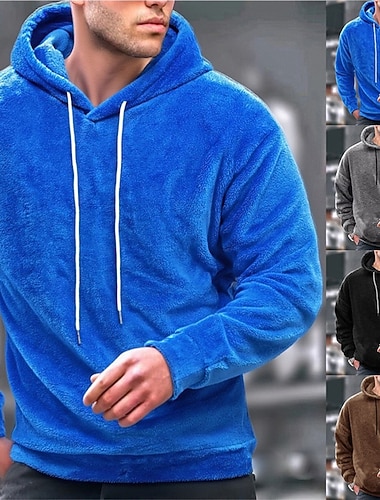  Miesten Fleece -huppari Rento collegepaita Kurenauha Pitkähihainen Topit Urheilu- ja treenivaatteet Yhtenäinen Tuulenkestävä Lämmin Kuntosali Vaellus Treenata Urheiluasut Urheiluvaatteet Musta