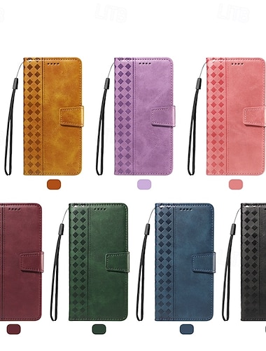  telefon Maska Pentru Samsung Galaxy S25 Edge S24 FE S22 Plus Ultra S23 FE Portofel Card Protectie pentru intreg corpul cu Lanyard Anti Șoc Retro PU piele