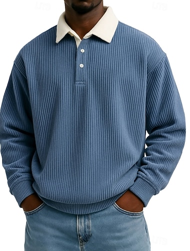 Herre Kordfløyel skjorte Poloskjorter Avslappet Sport Knaphul Langermet Mote Grunnleggende Fargeblokk Knapper Kordfløyel Høst Vår & Vinter Høst vinter Normal Svart Mørkerød Brun Lysegrønn Mørkeblå Grå   Herre Kordfløyel skjorte Poloskjorter Avslappet Sport Knaphul Langermet Mote Grunnleggende Fargeblokk Knapper Kordfløyel Høst Vår & Vinter Høst vinter Normal Svart Mørkerød Brun Lysegrønn Mørkeblå Grå