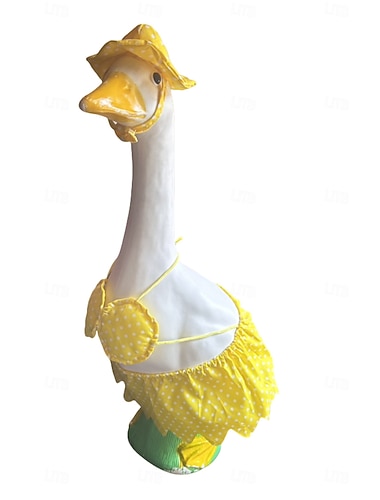  Fantasia de Ganso Havaiano Fantasia de Verão Para Ganso Roupa de Ganso de Biquíni Fantasia de Ganso Fofa para Decoração de Jardim ao Ar Livre Presente de Dia dos Namorados para Ela