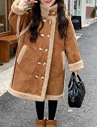 Παιδιά Κοριτσίστικα Μπουφάν από τεχνητό σουέτ Μπουφάν fleece Jachetă Συμπαγές Χρώμα Μοντέρνα Τσέπη Διατηρείτε Ζεστό Αντιανεμικό ΕΞΩΤΕΡΙΚΟΥ ΧΩΡΟΥ Παλτό Εξωτερικά ενδύματα 4-12 χρόνια Φθινόπωρο Χακί   Παιδιά Κοριτσίστικα Μπουφάν από τεχνητό σουέτ Μπουφάν fleece Jachetă Συμπαγές Χρώμα Μοντέρνα Τσέπη Διατηρείτε Ζεστό Αντιανεμικό ΕΞΩΤΕΡΙΚΟΥ ΧΩΡΟΥ Παλτό Εξωτερικά ενδύματα 4-12 χρόνια Φθινόπωρο Χακί