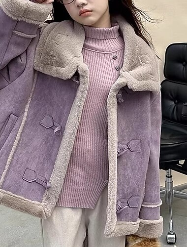 Παιδιά Κοριτσίστικα Μπουφάν από τεχνητό σουέτ Μπουφάν fleece Jachetă Συμπαγές Χρώμα Μοντέρνα Τσέπη Διατηρείτε Ζεστό Αντιανεμικό ΕΞΩΤΕΡΙΚΟΥ ΧΩΡΟΥ Παλτό Εξωτερικά ενδύματα 4-12 χρόνια Φθινόπωρο Βυσσινί   Παιδιά Κοριτσίστικα Μπουφάν από τεχνητό σουέτ Μπουφάν fleece Jachetă Συμπαγές Χρώμα Μοντέρνα Τσέπη Διατηρείτε Ζεστό Αντιανεμικό ΕΞΩΤΕΡΙΚΟΥ ΧΩΡΟΥ Παλτό Εξωτερικά ενδύματα 4-12 χρόνια Φθινόπωρο Βυσσινί